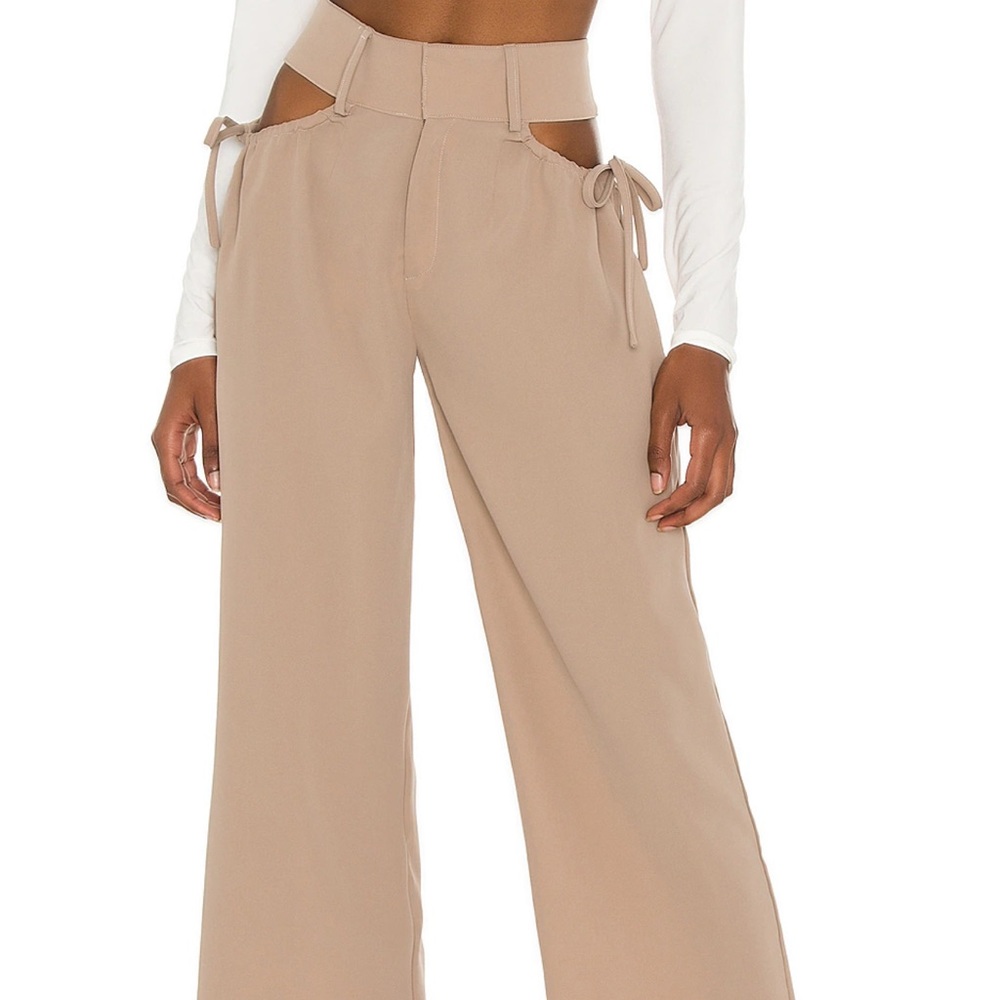 Super down open hip pant